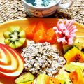 mamatan♬'s cooksnap of when they made りんごの切り方 フルーツアート 飾り切り.
