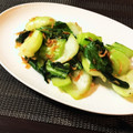 misatona's cooksnap of when they made 副菜･お弁当に。青梗菜と干しあみの炒め物.