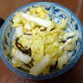 ゆんやともも's cooksnap of when they made 白菜と塩昆布と粉チーズのサラダ.