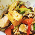 taniapa's cooksnap of when they made ぶりと厚揚げネギのコク旨生姜焼き.