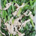 piglet000's cooksnap of when they made ほうれん草とえのきの胡麻和え＊.