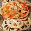☆mamingo☆'s cooksnap of when they made レンコンのチーズ焼き。.
