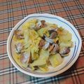 お山のエイ's cooksnap of when they made アサリと白菜の酒蒸し.