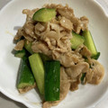 クックZS5DKL☆'s cooksnap of when they made 豚ときゅうりの香味炒め.
