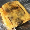 ちょこイチゴ姫's cooksnap of when they made 油揚げがサクッ！あんバター塩パン風おやつ.