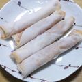 クックUP32UG☆'s cooksnap of when they made トースターで簡単！アップル春巻き.