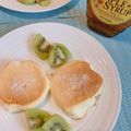 はぎまり's cooksnap of when they made HM使用　ふわしゅわ＊スフレパンケーキ＊.
