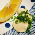 uribou80's cooksnap of when they made トラフグの白子焼き.