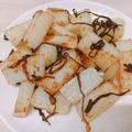 しばちゃそ's cooksnap of when they made 長いもの塩こんぶバター焼き.