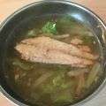 Yokchina's cooksnap of when they made サバ缶の味噌汁～ダシいらずの満足魚汁～.