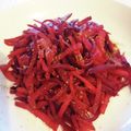 somali712's cooksnap of when they made ビーツのきんぴら（下処理なし）.