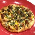 なつき☆ミ's cooksnap of when they made 和風唐揚げマヨピザ.
