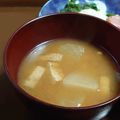 チコリママ's cooksnap of when they made 「エノキ・油揚げ・大根」の味噌汁.