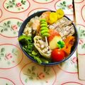 komutatata's cooksnap of when they made 簡単お弁当可愛いミニ林檎うさぎカット.