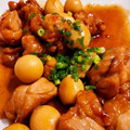 子持ちKONBU's cooksnap of when they made 鶏肉とうずらの照り焼き.