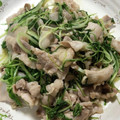 HappyYumi's cooksnap of when they made スピード料理！豚と水菜の炒めもの.