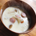 たおえり's cooksnap of when they made 鶏肉と舞茸と白菜のクリーム煮・スープ.