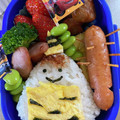 あお❇なつ's cooksnap of when they made 幼稚園 キャラ弁♡節分 オニ ぎり.