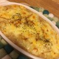 ありりん926's cooksnap of when they made おから煮の残りでリメイク〜山芋グラタン♩.