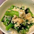 ばたみそーぱん☆'s cooksnap of when they made 春✿菜の花の辛子白和え.