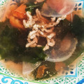 seacomet's cooksnap of when they made ❁わかめとひき肉のスープ❁.