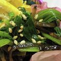 ゆけり３兄弟's cooksnap of when they made お弁当のおかずに！冷凍ほうれん草と塩昆布.