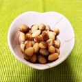 三つ葉つくし's cooksnap of when they made トロッと★とら豆の甘煮～甘さ控えめ版～.