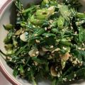 さゆあい's cooksnap of when they made 春菊のガーリック醤油炒め.