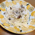 ＊＊めろん＊＊'s cooksnap of when they made 牛乳でも濃厚！きのこクリームパスタ.