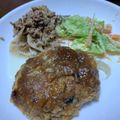 しまちょ★'s cooksnap of when they made ふわふわ♡照り焼きチーズinハンバーグ.