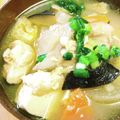 ゆうたつママ's cooksnap of when they made お雑煮やうどんに、鶏肉入りけんちん汁.