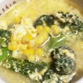 ちゃぎー's cooksnap of when they made 食べるスープ『ブロッコリーとコーンと卵』.