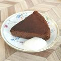 クックWO0TMJ☆'s cooksnap of when they made 材料2つ！チョコレートケーキ.