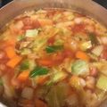 zuimei's cooksnap of when they made トマトジュースで簡単ミネストローネ.