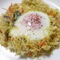maikome♥'s cooksnap of when they made カット野菜で♪巣ごもり目玉蒸し焼き♪.