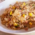 ３５９'s cooksnap of when they made 子ども喜ぶ♪コーン味噌バターチャーハン.