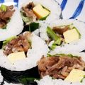 てぃんぐべる's cooksnap of when they made 牛肉の甘辛太巻.