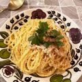 Gohan_days's cooksnap of when they made 真鱈の子で作る　たらこスパゲッティー.