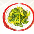神風＊'s cooksnap of when they made ほうれんそうとしめじの辛子醤油和え.