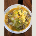 料理道場's cooksnap of when they made 無限白菜！白菜と卵のベーコン中華炒め.