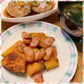 nakamucchi's cooksnap of when they made 簡単☆かぼちゃとウインナー炒め.