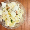 Laufen's cooksnap of when they made キャベツとゆかりの梅サラダ☆.