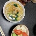 Aokokko♩'s cooksnap of when they made 節約！卵と小松菜のあんかけうどん.