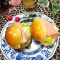 ☆なあなクック☆'s cooksnap of when they made ハムとレタスのバターロールサンド.