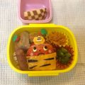 。ありんこ。's cooksnap of when they made 節分☆赤鬼☆黒鬼☆おにぎり弁当♩キャラ弁.