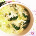 chako106HM's cooksnap of when they made ♪ほうれん草と卵の簡単中華スープ♪.