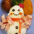 クックR126AP☆'s cooksnap of when they made まん丸雪だるまのお弁当☆幼稚園　3歳.