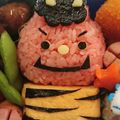 mai78's cooksnap of when they made キャラ弁☆節分　鬼弁当.