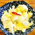 さすらい's cooksnap of when they made 白菜の浅漬け☆柚子風味.