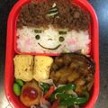 chakapon's cooksnap of when they made ＊キャラ弁＊　節分に鬼くん★.
